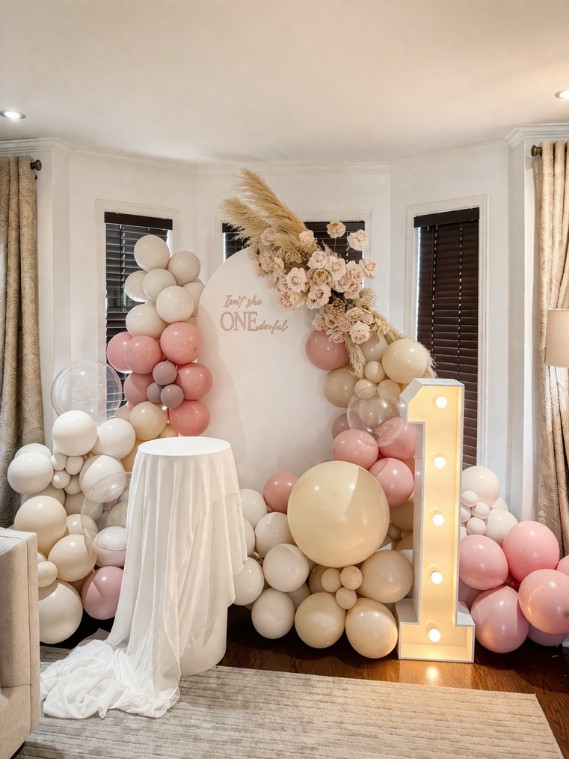 Premium package ballons et fleurs — photo 1