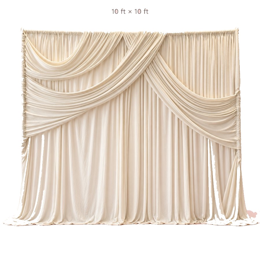 Backdrop drapé